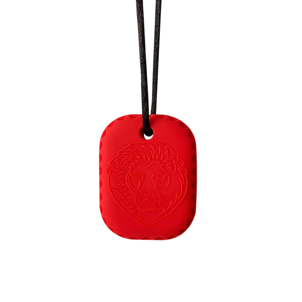Lion Dog Tag Chewelry Necklace