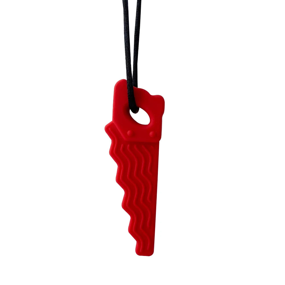 Wood Saw Chewelry Necklace