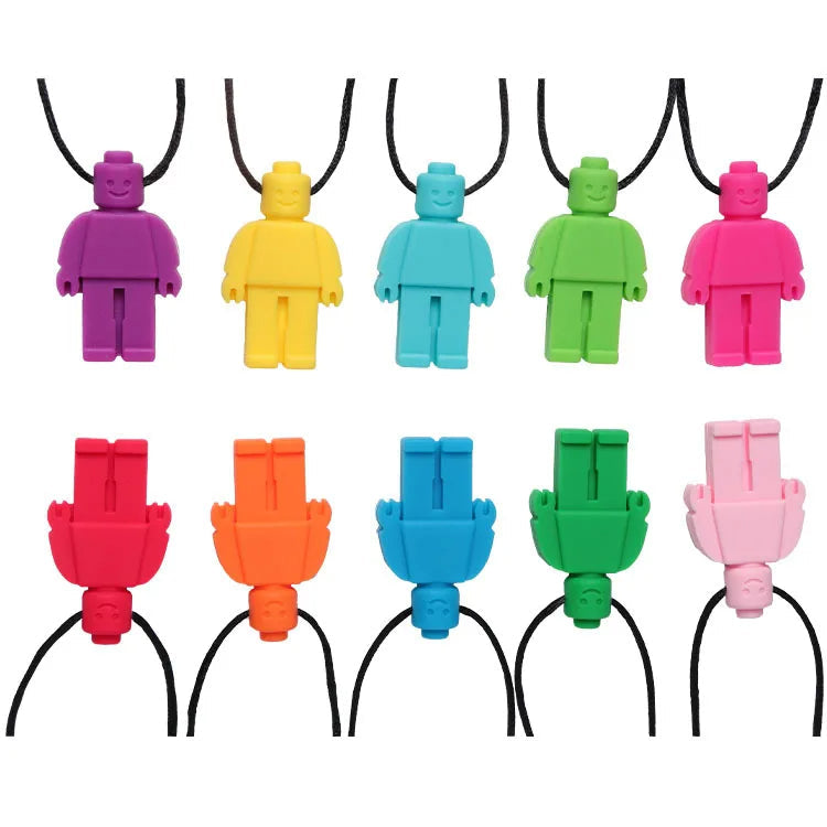 Robot Chewelry Pendant Necklace