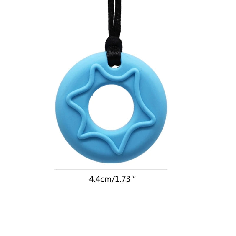 Drizzle Donut Pendant Necklace
