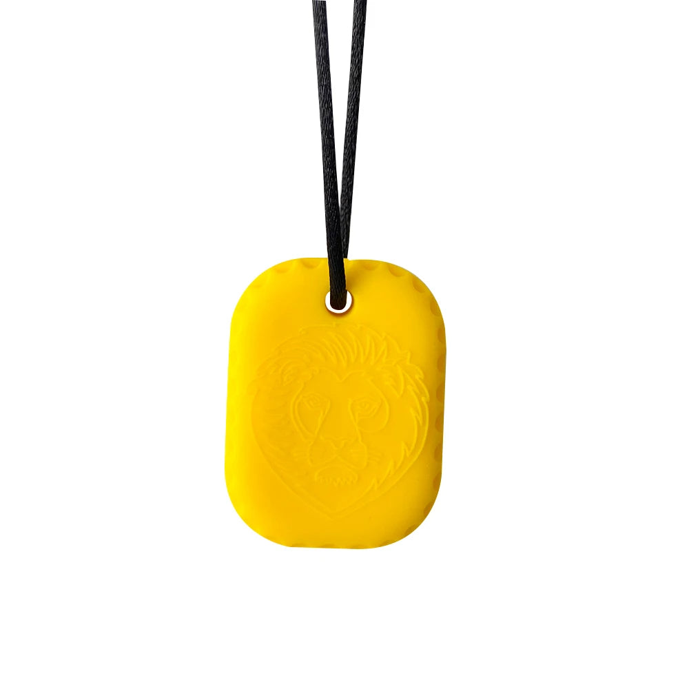 Lion Dog Tag Chewelry Necklace