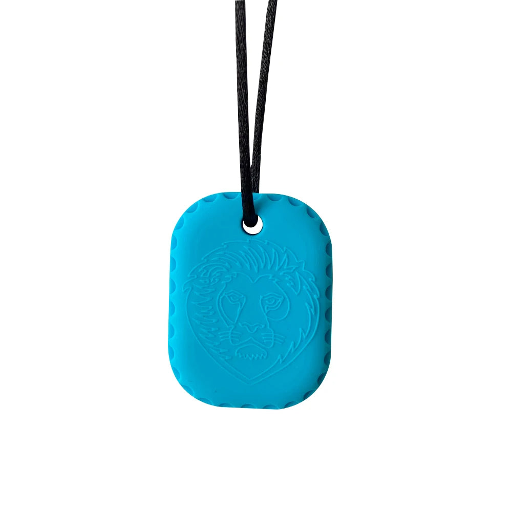 Lion Dog Tag Chewelry Necklace