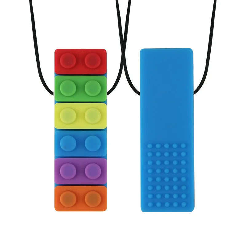 Rainbow Blocks Necklace