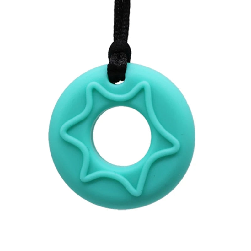 Drizzle Donut Pendant Necklace