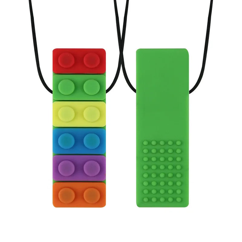 Rainbow Blocks Necklace