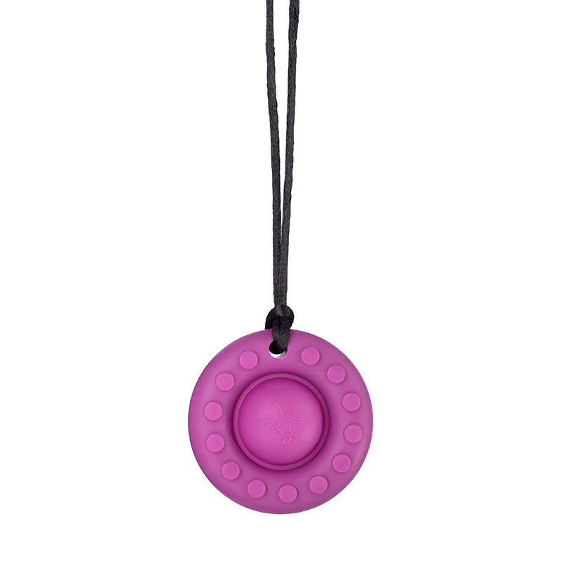 T-Rex Chew Pop Pendant Necklace
