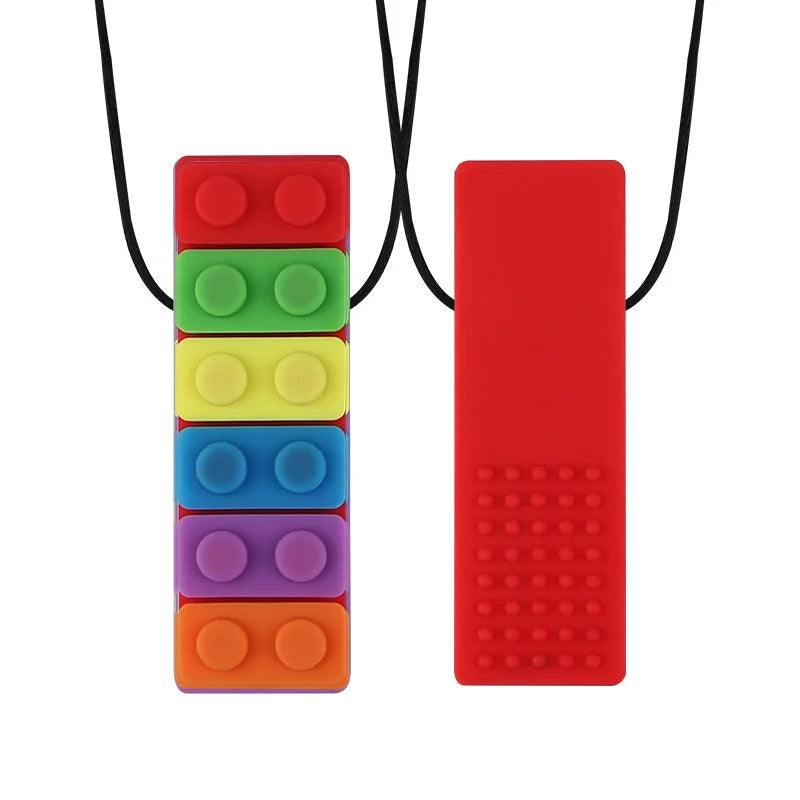 Rainbow Blocks Necklace