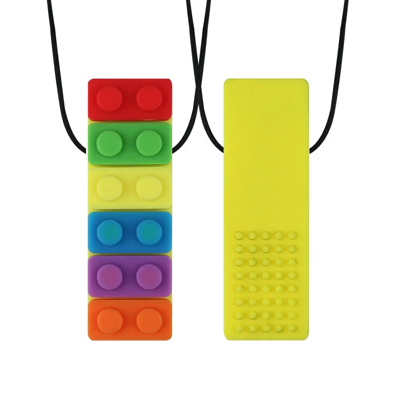 Rainbow Blocks Necklace