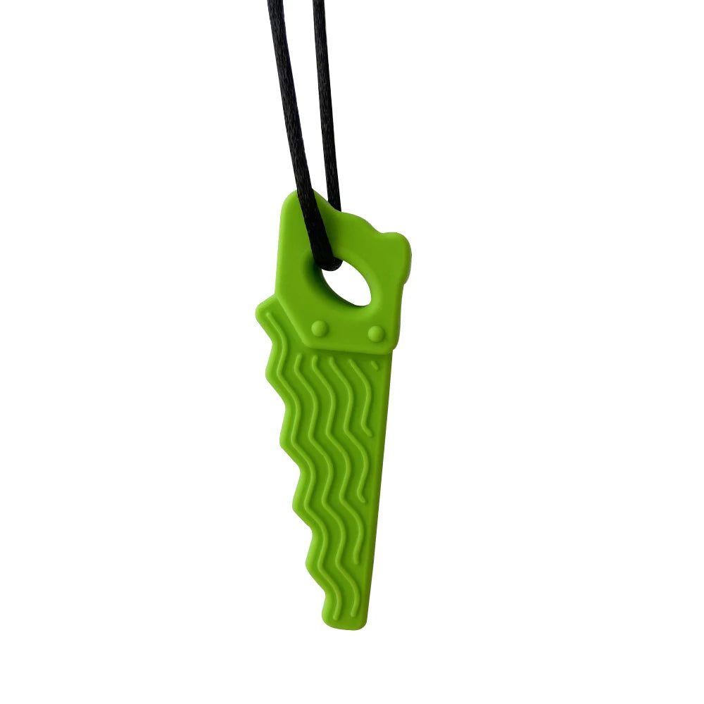 Wood Saw Chewelry Necklace