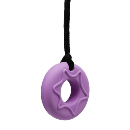 Drizzle Donut Pendant Necklace