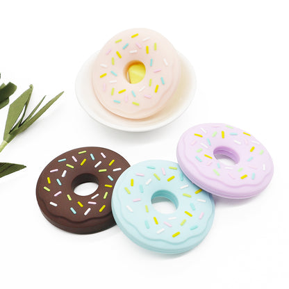 Sprinkled Donut Pendant Necklace