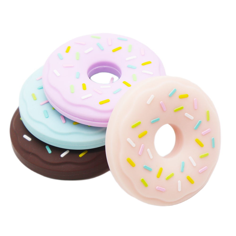 Sprinkled Donut Pendant Necklace