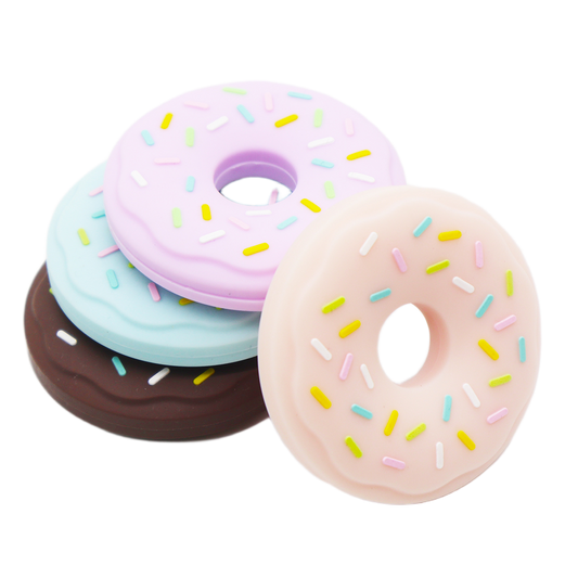 Sprinkled Donut Pendant Necklace