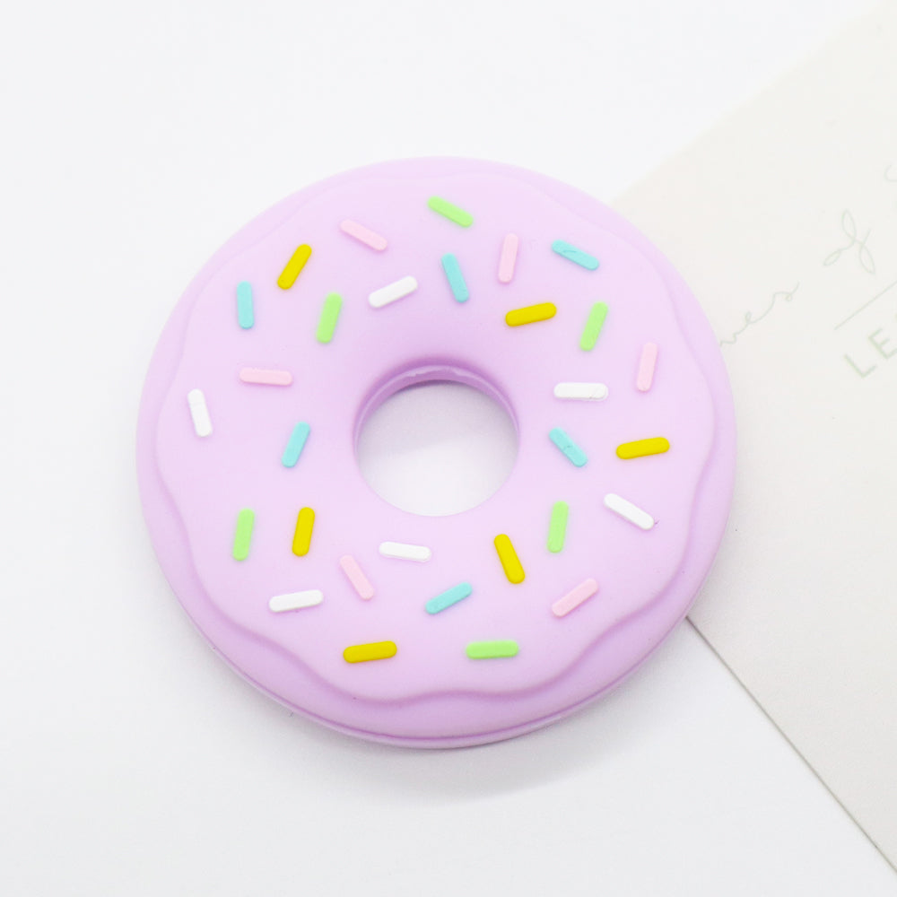 Sprinkled Donut Pendant Necklace